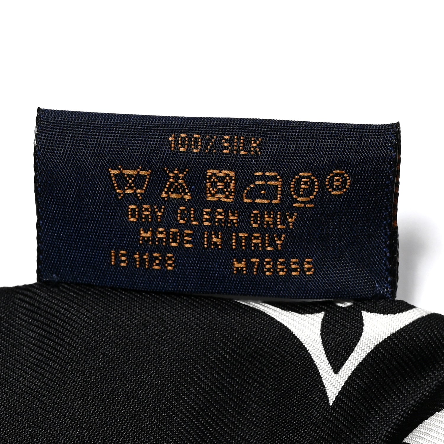 Louis Vuitton Silk Monogram Confidential Bandeau Black 4 of 5