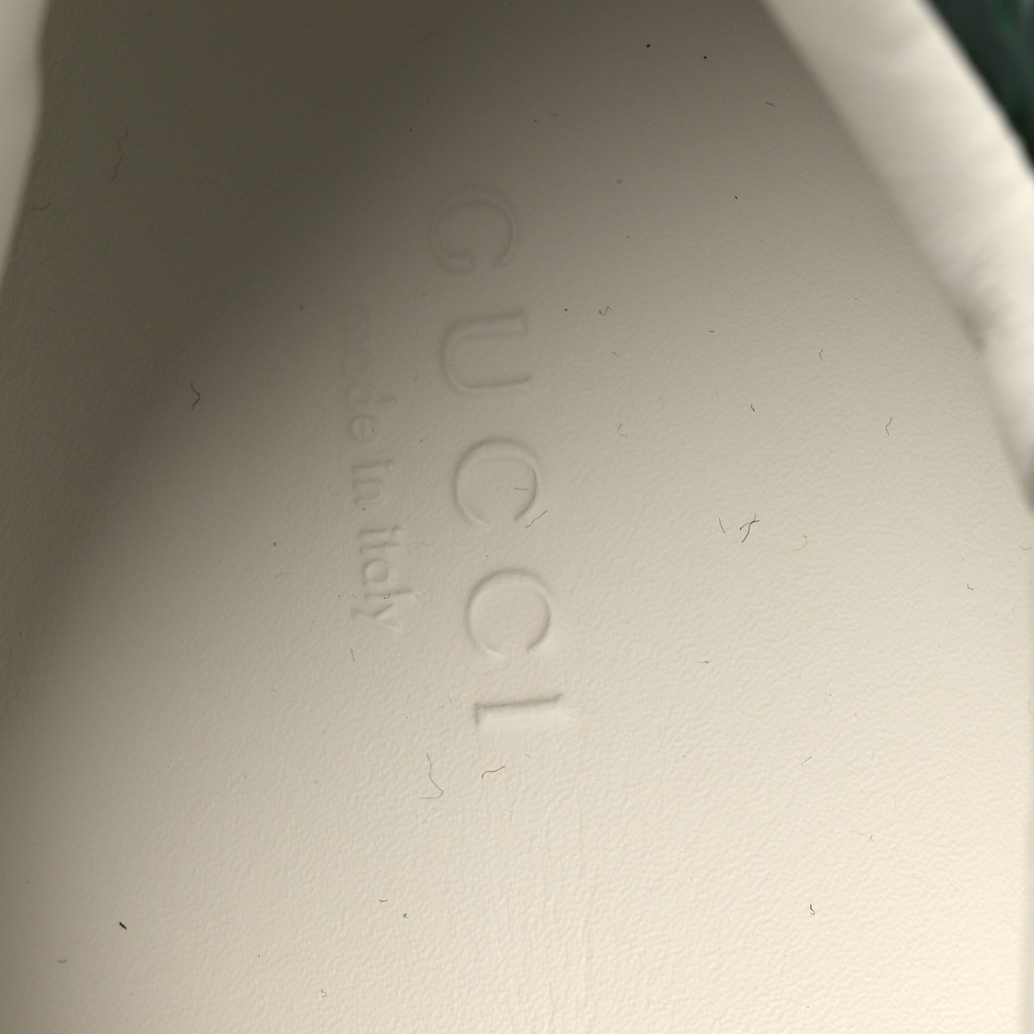 Gucci Ultralight Plume Calfskin Web Womens Ace Platform Sneakers 39.5 White 9 of 10