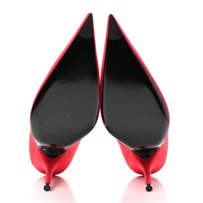 Balenciaga Spandex Knife Pointed 110mm Pumps 40 Rouge 5 of 8