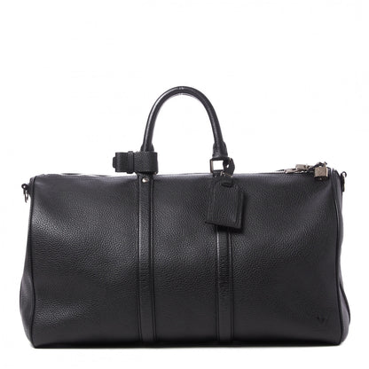 Louis Vuitton Taurillon Keepall Bandouliere 45 Black 1 of 8