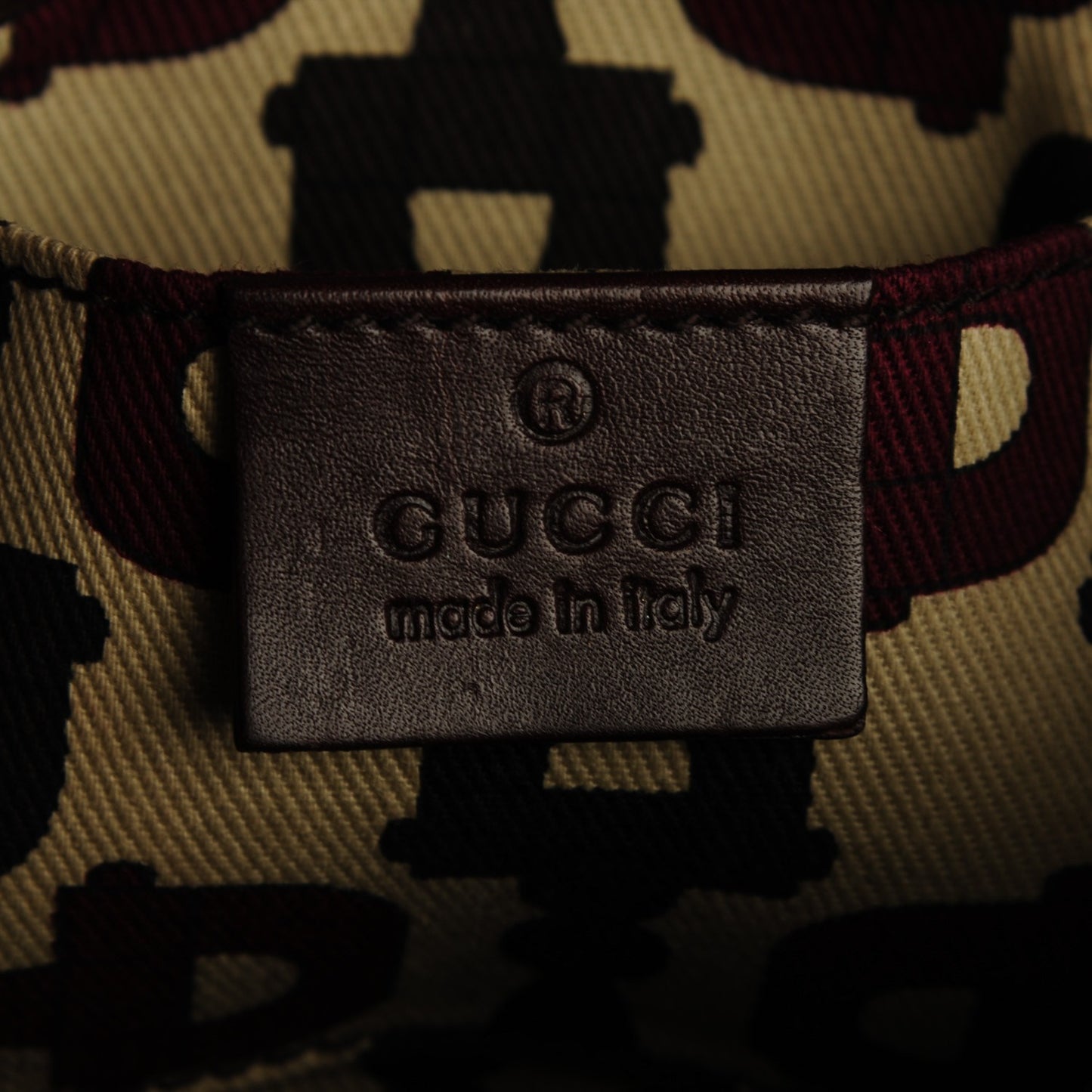Guccissima Small Horsebit Chain Clutch Chocolate