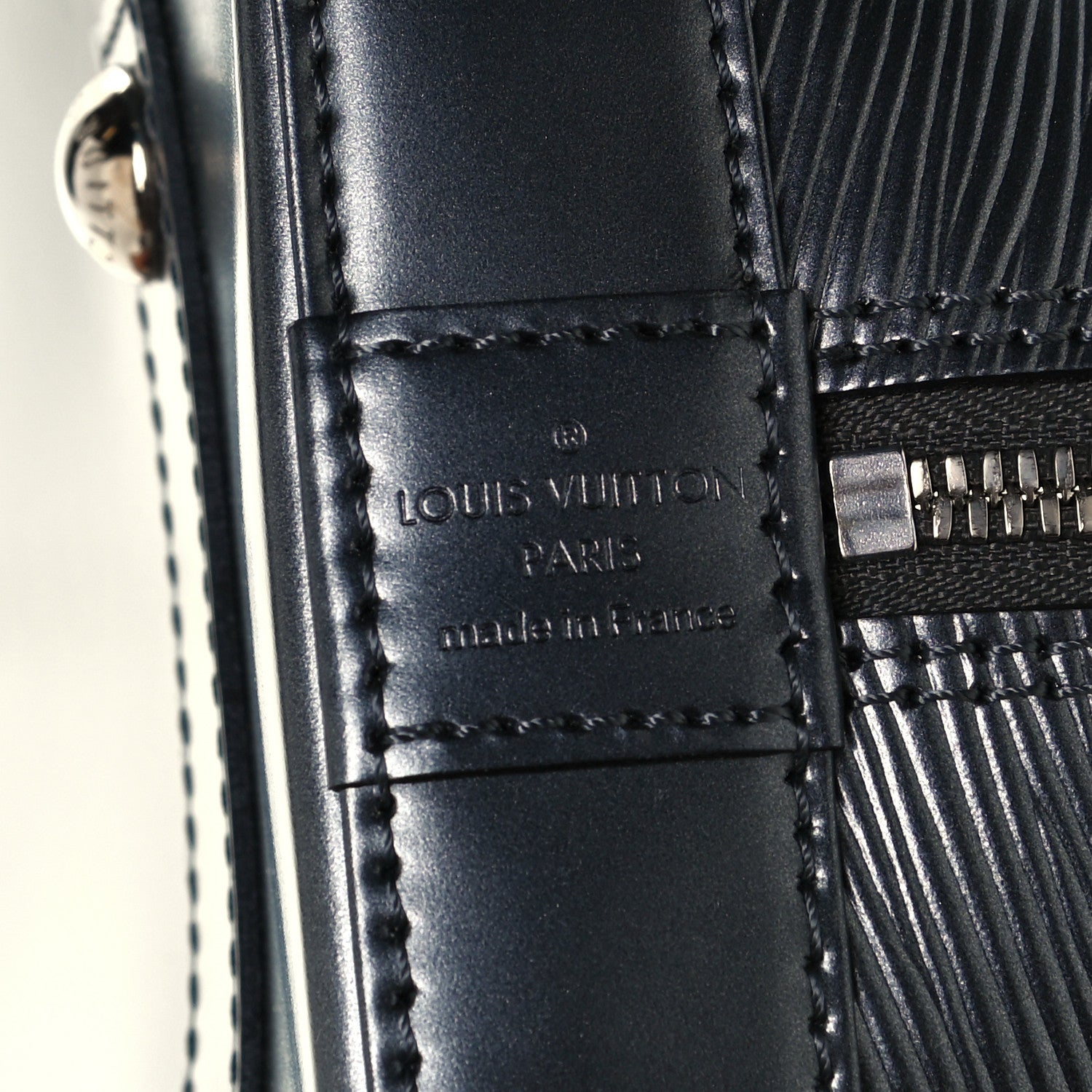 Louis Vuitton Epi Alma PM Anthracite Nacre 7 of 11