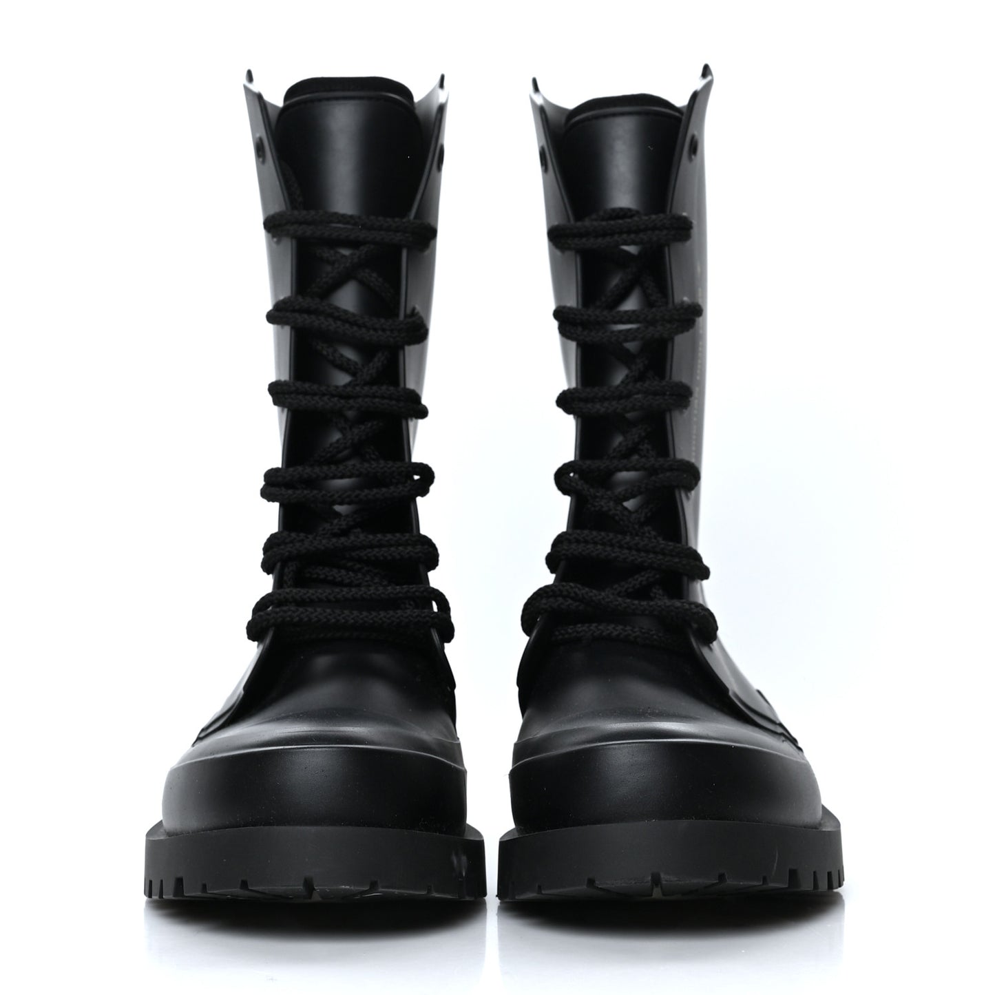 Rubber Diorcamp Low Boots 42 Black