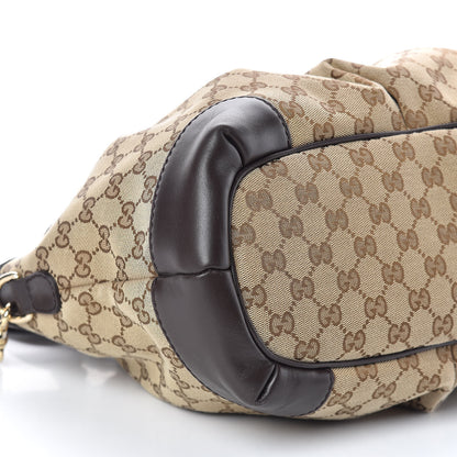 Gucci Monogram Medium Sukey Top Handle Dark Brown 10 of 11
