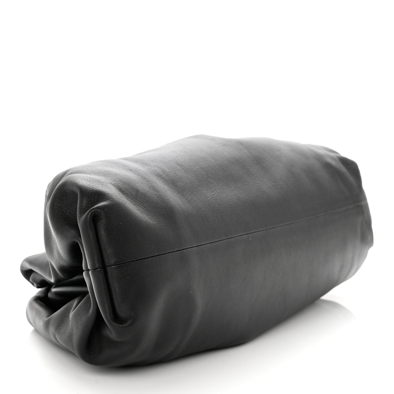 Bottega Veneta Smooth Butter Calf The Pouch Oversized Clutch Black 5 of 8