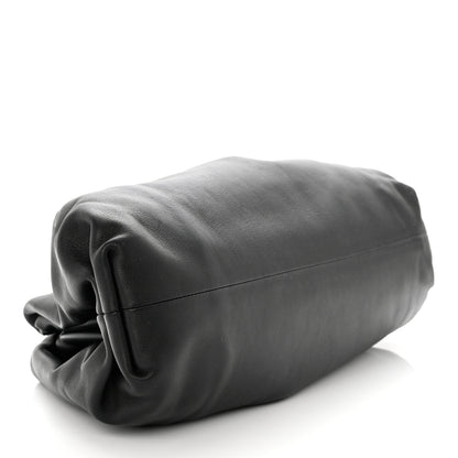 Bottega Veneta Smooth Butter Calf The Pouch Oversized Clutch Black 5 of 8