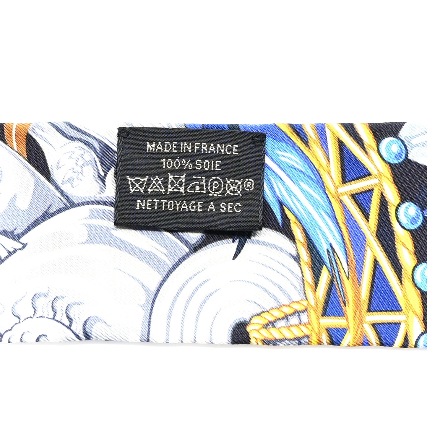 Silk La Danse Pacifique Twilly Bleu Nuit Jaune Vif