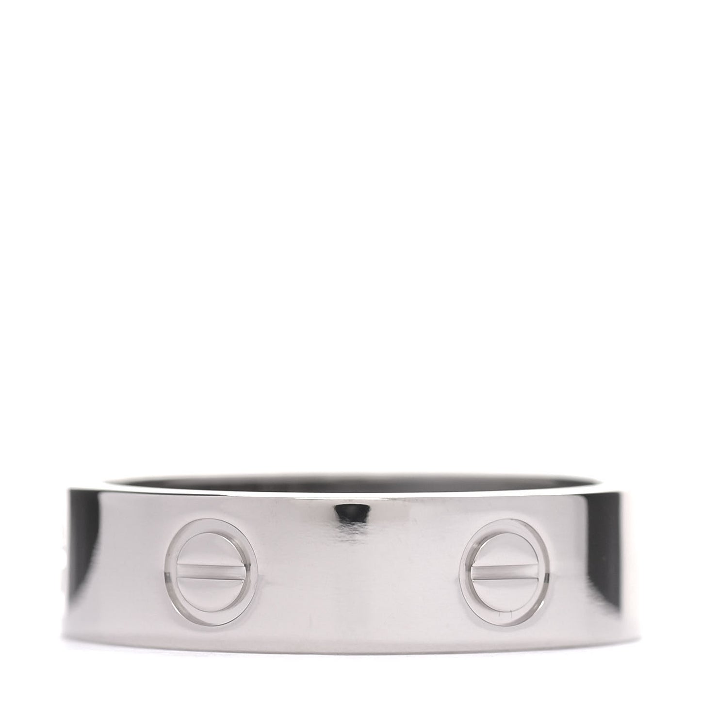 18K White Gold 5.5mm LOVE Ring 61 9.5