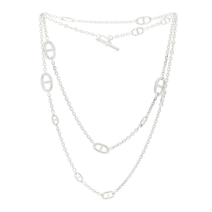 Hermes Sterling Silver Farandole Necklace 120 2 of 3