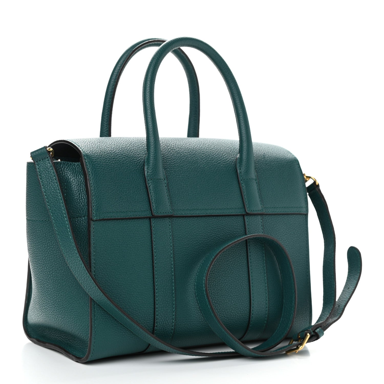 Mulberry Classic Grain Small New Bayswater Ocean Green 3 of 9