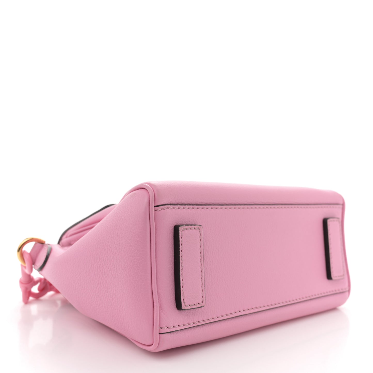 Grained Calfskin Small La Medusa Top Handle Bag Pink