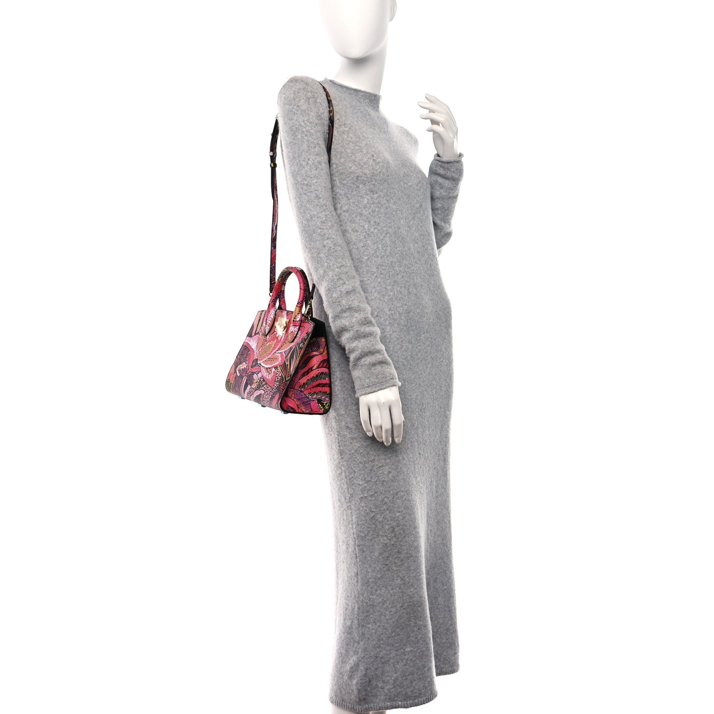 Calfskin Batik Print Small The Studio Bag Multicolor