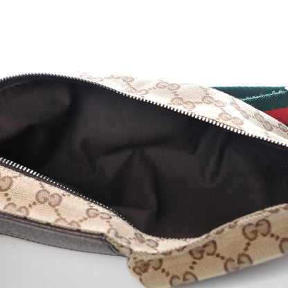 Gucci Monogram Web Belt Bag Dark Brown 5 of 8