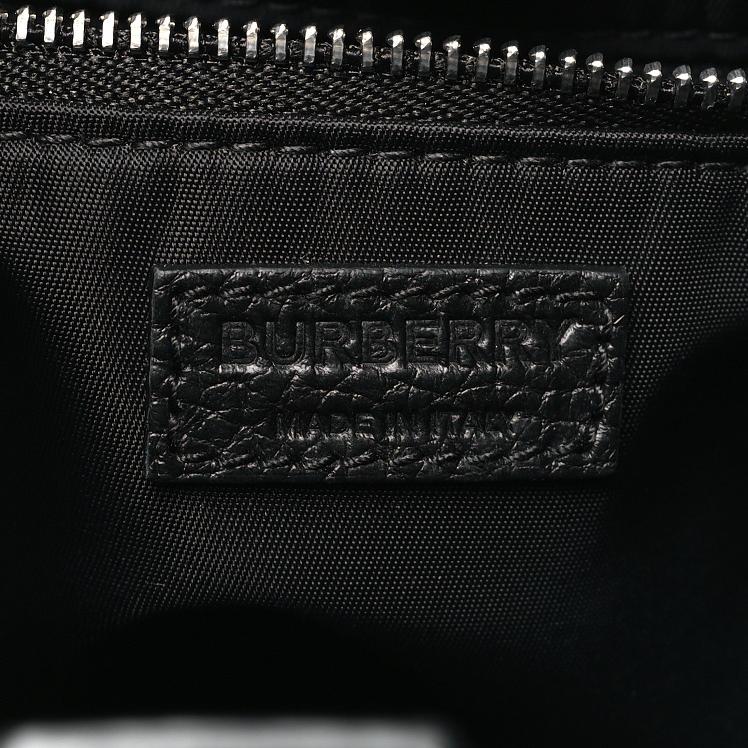 Burberry London Grainy Calfskin Small Lorne Bucket Crossbody Black 6 of 9