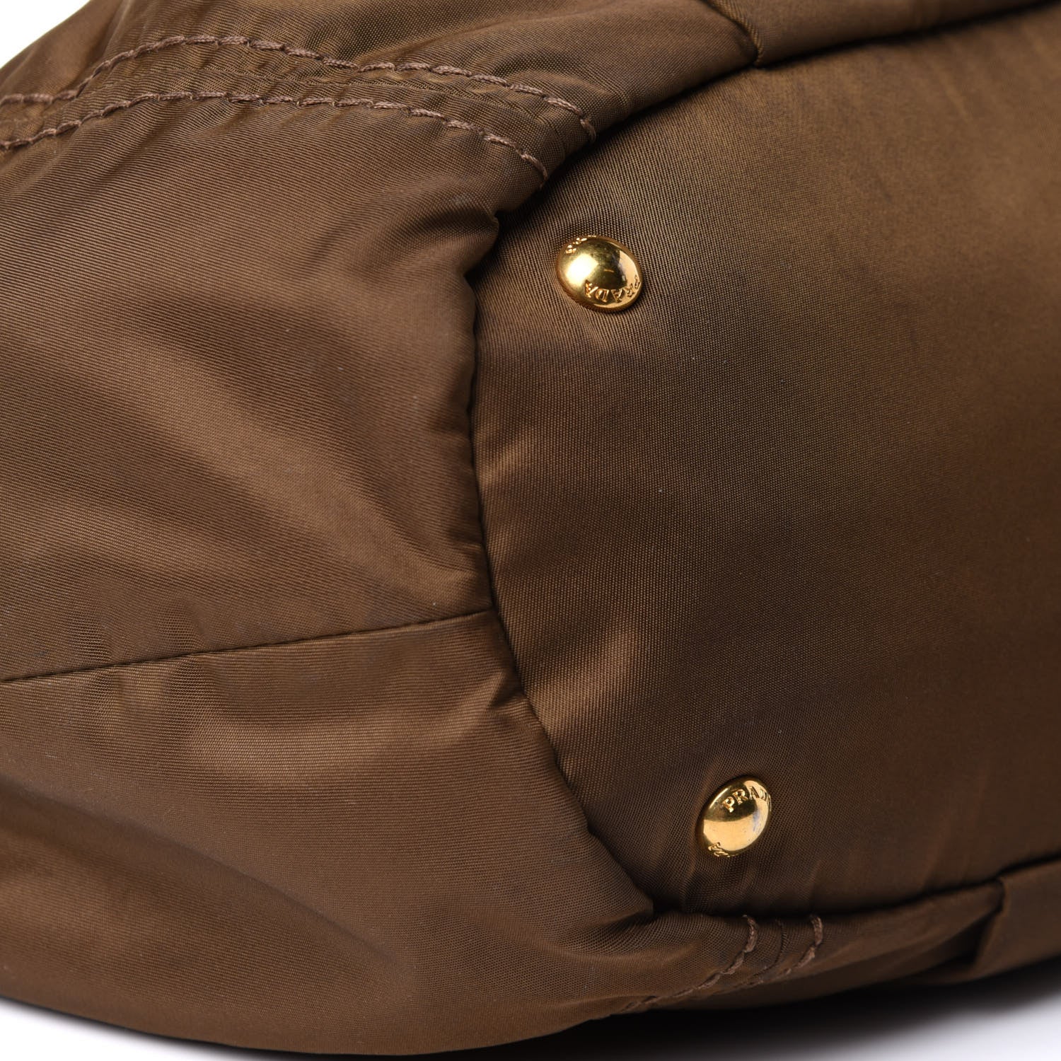 Prada Tessuto Nylon Shoulder Bag Cocco 10 of 12