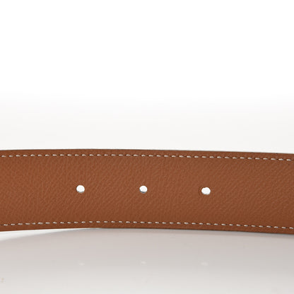 Hermes Swift Epsom 32mm H Belt 100 Black Gold 4 of 6