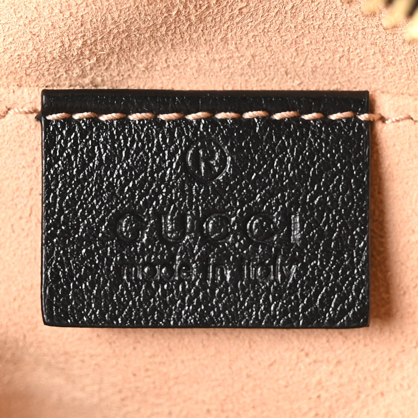 Monogram Matelasse Diagonal Small GG Marmont Chain Shoulder Bag Beige Black