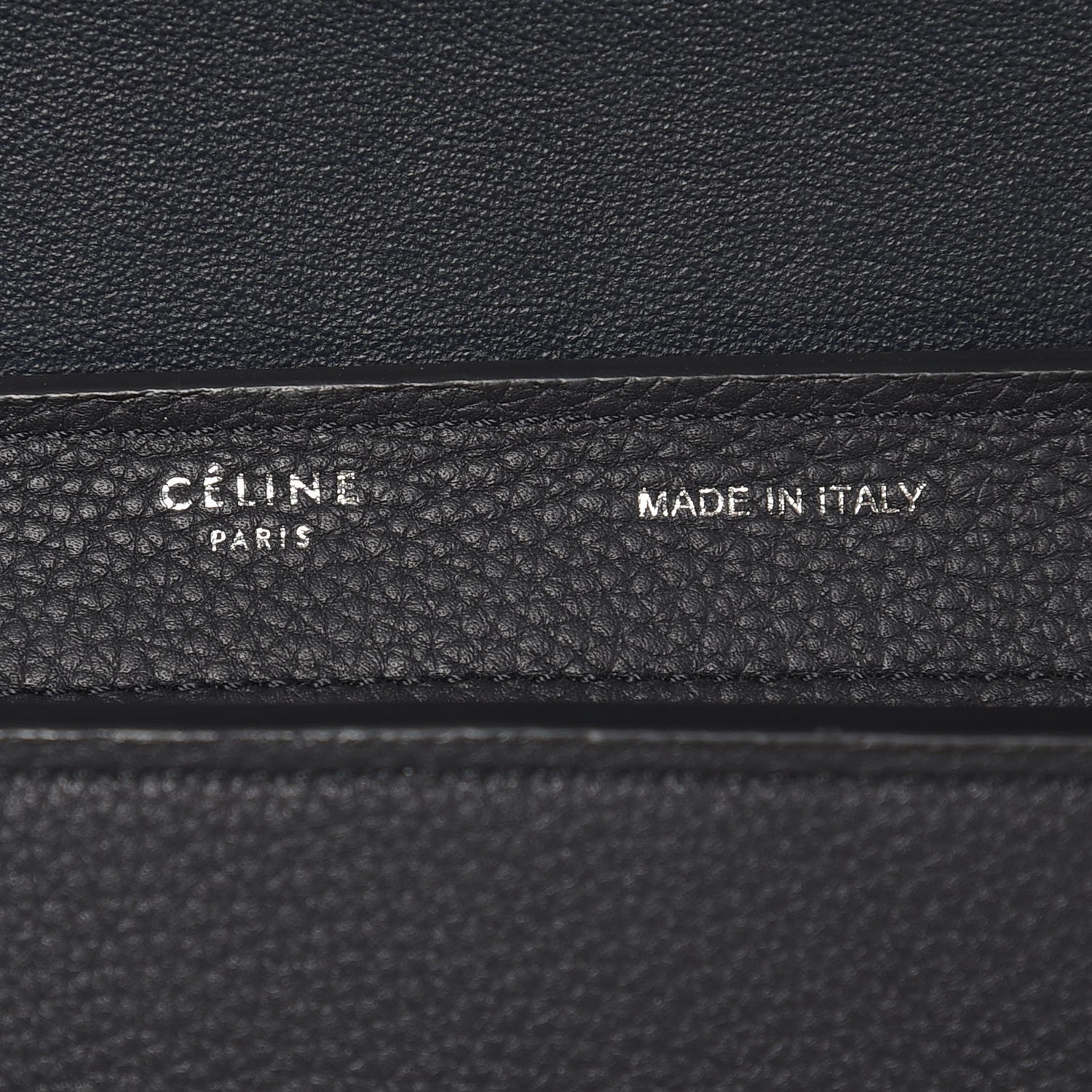 Celine Spazzolato Calfskin Nubuck Small Tri-color Trapeze Blue 7 of 7