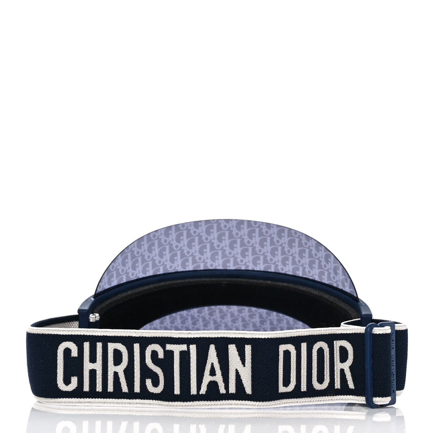 Christian Dior Oblique DiorClub V1U Sun Visor Blue 3 of 6