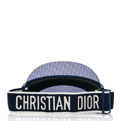 Christian Dior Oblique DiorClub V1U Sun Visor Blue 3 of 6