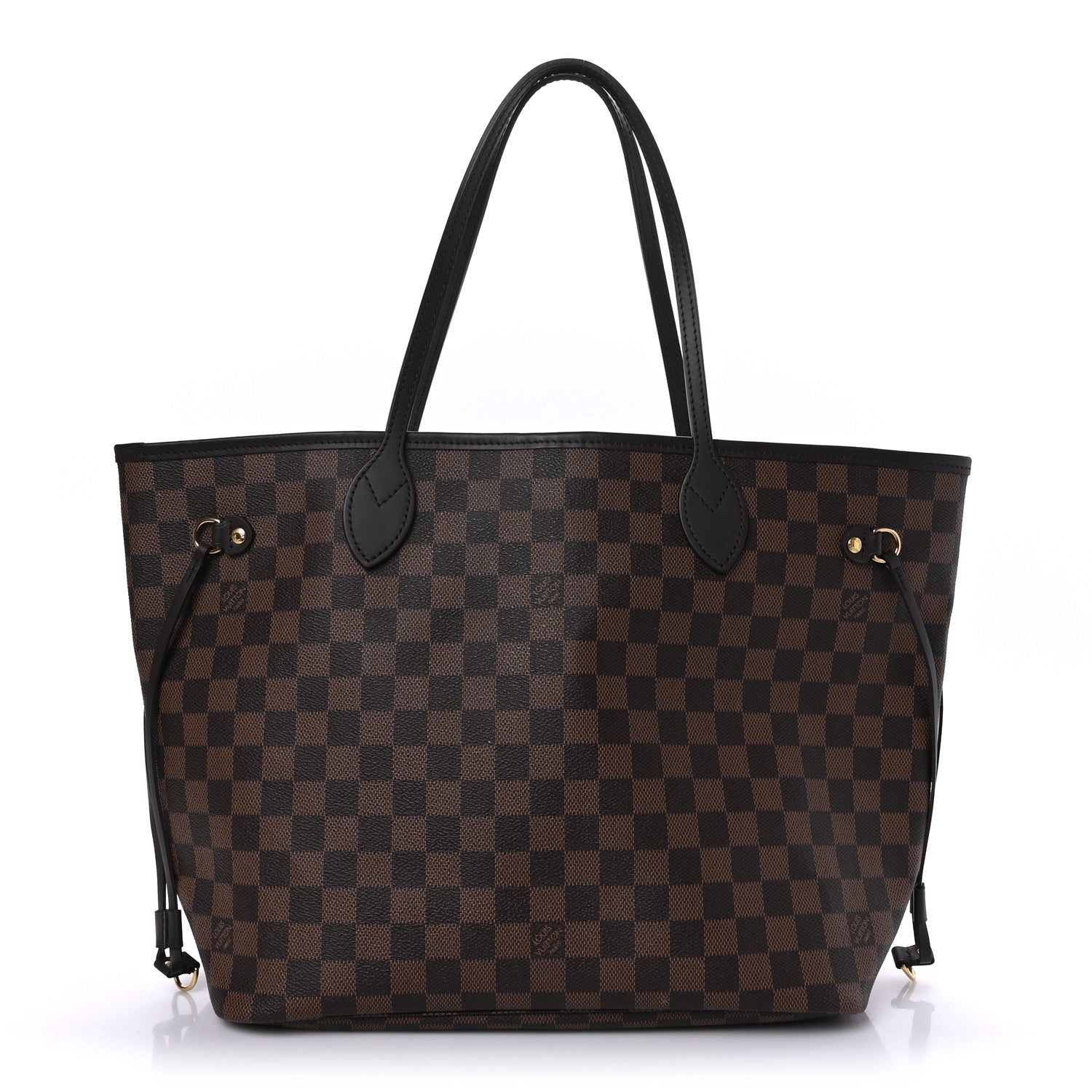 Louis Vuitton Damier Ebene Neo Neverfull MM Rose Ballerine 1 of 10