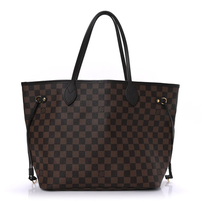 Louis Vuitton Damier Ebene Neo Neverfull MM Rose Ballerine 1 of 10