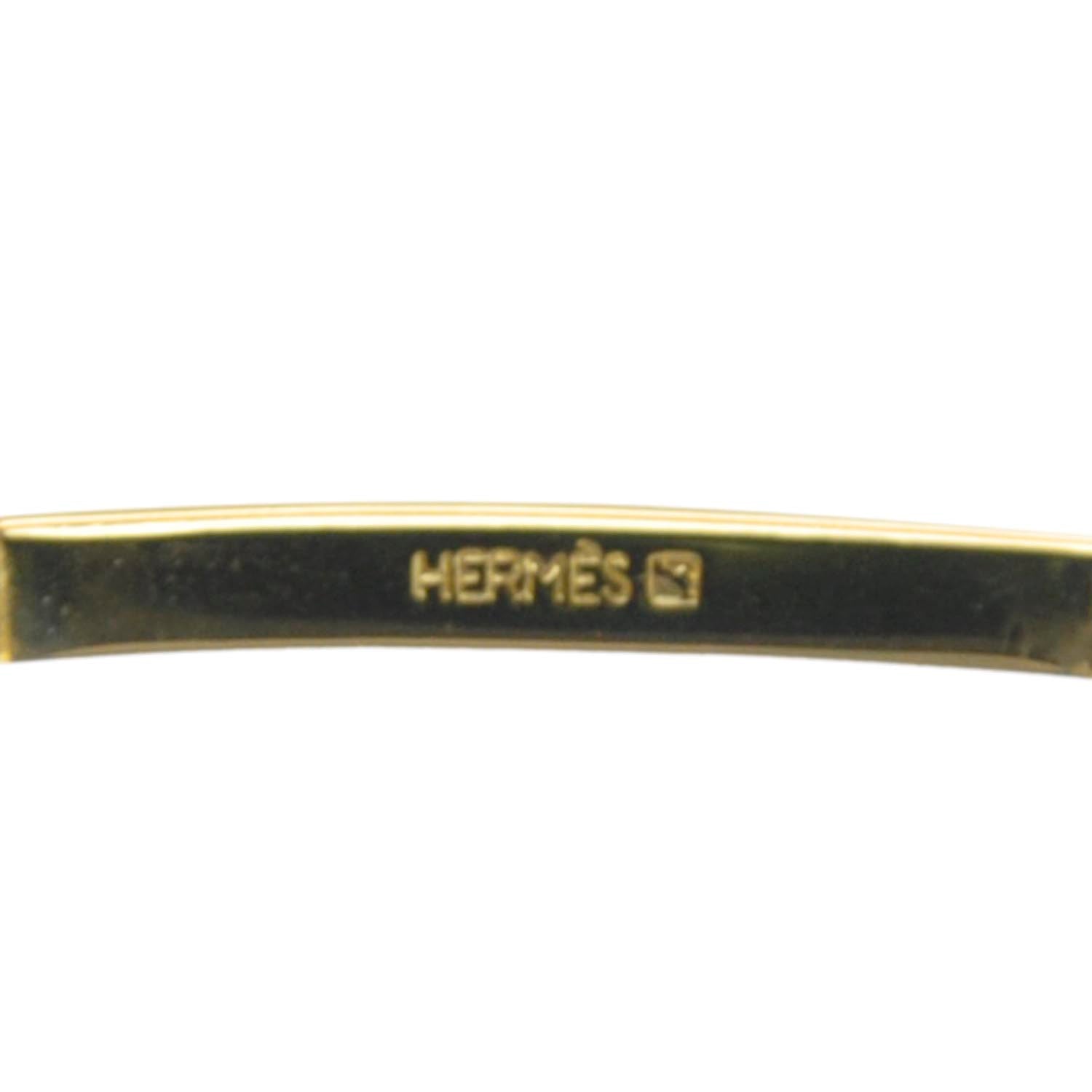 Hermes Courchevel Reversible H Belt 65 Bleu France and Chocolate 5 of 5