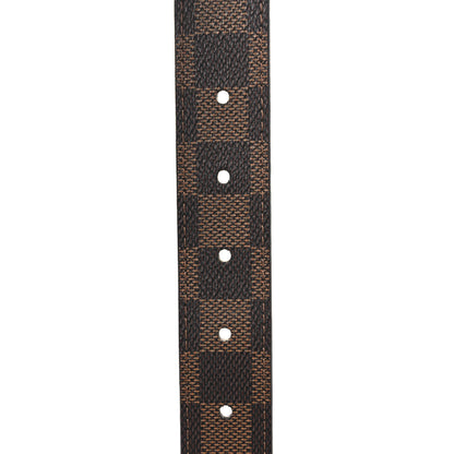 Louis Vuitton Damier Ebene Tresor Belt 85 34 6 of 8