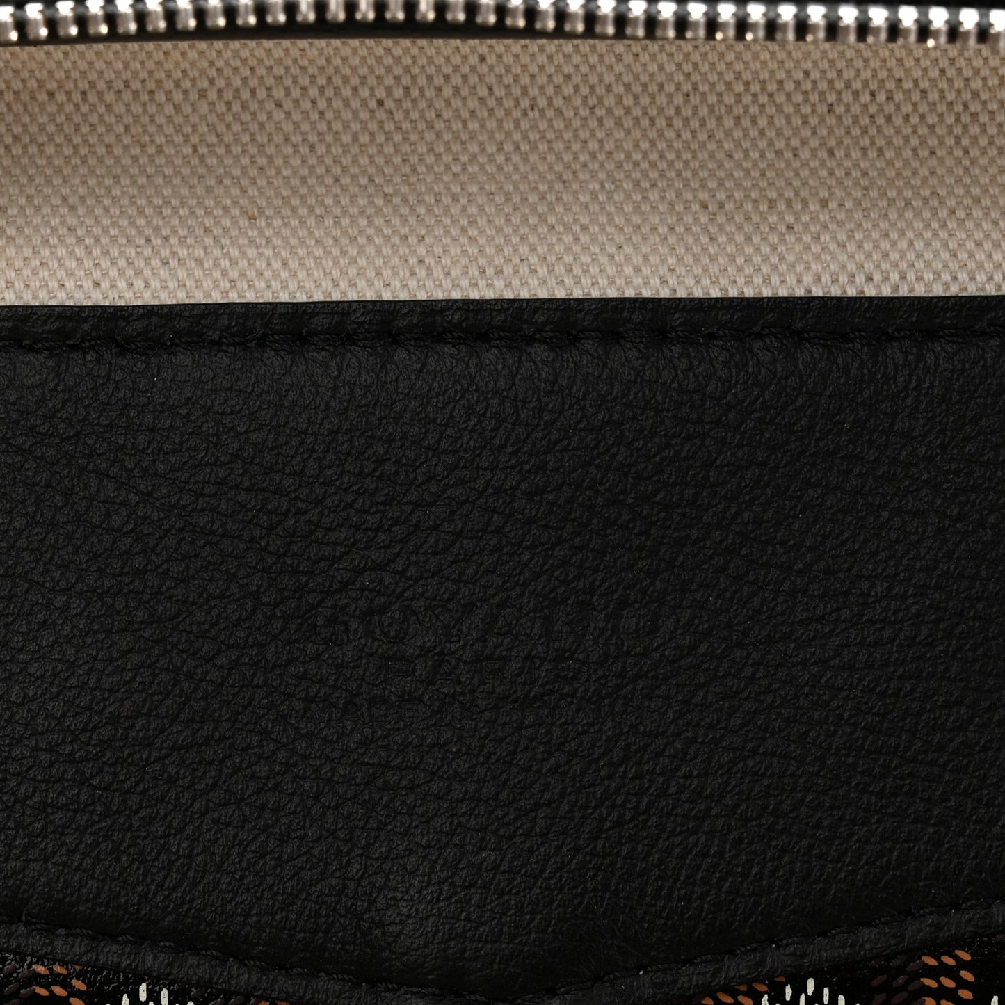 Goyardine Calfskin Cisalpin Backpack Black
