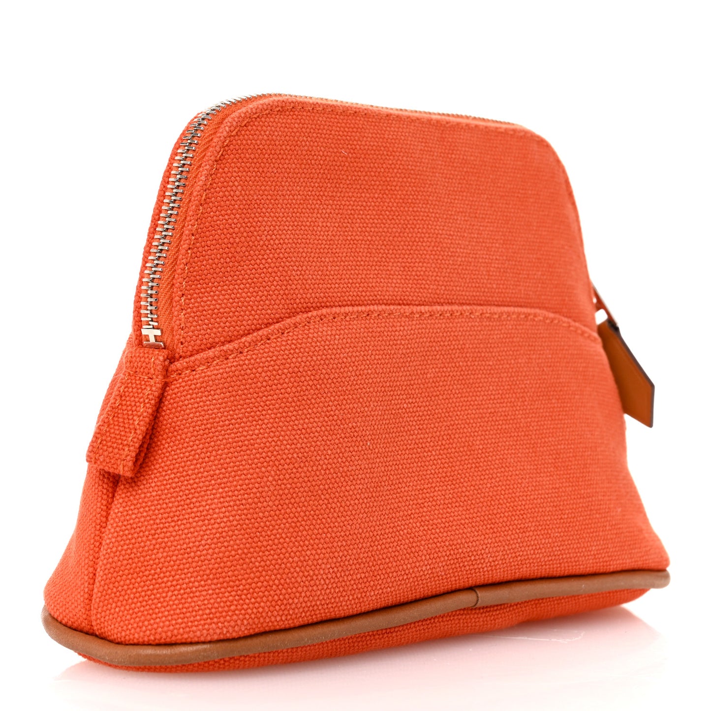 Cotton Canvas Mini Mini Bolide Travel Cosmetic Pouch Feu