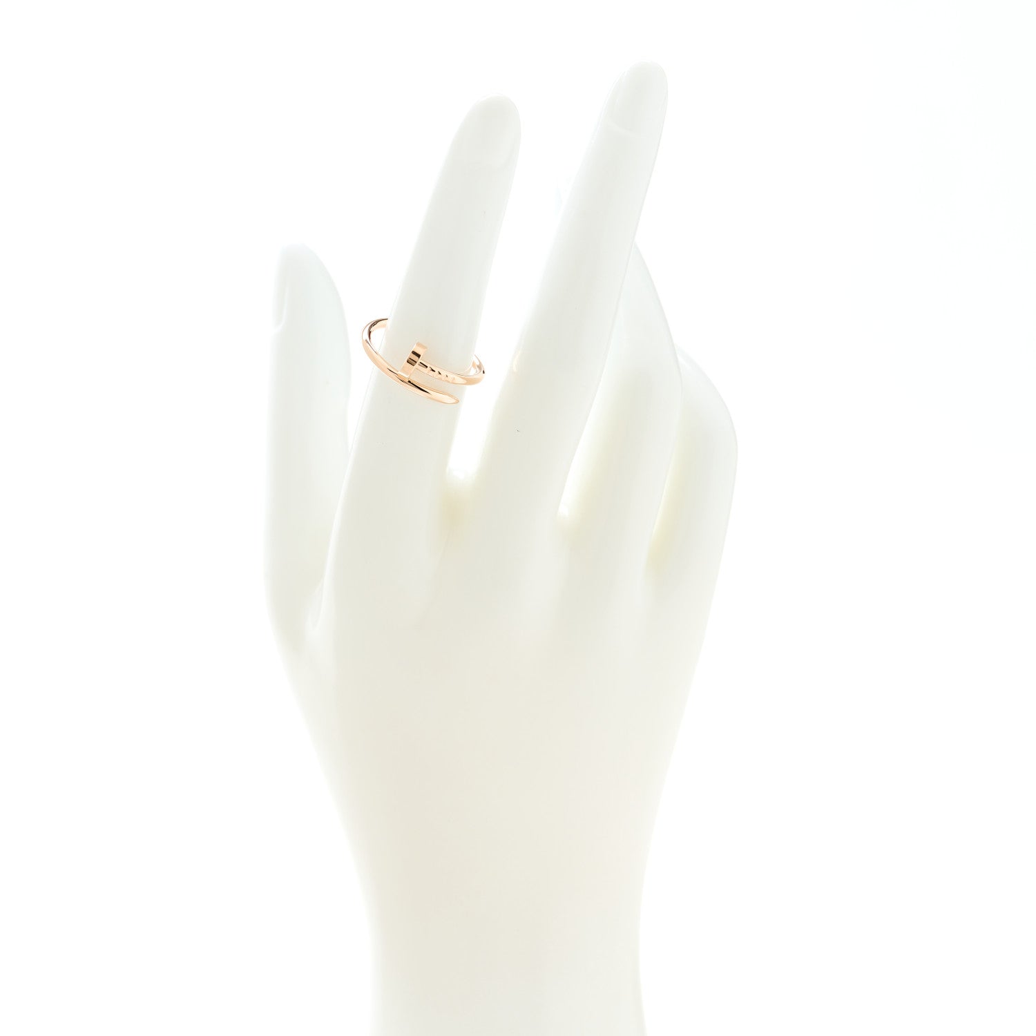 Cartier 18K Pink Gold Small Juste Un Clou Ring 52 6 2 of 6