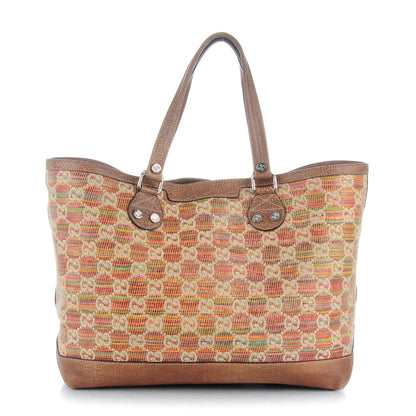 Gucci Straw Libeccio Monogram Large Sunset Tote Multicolor 1 of 7