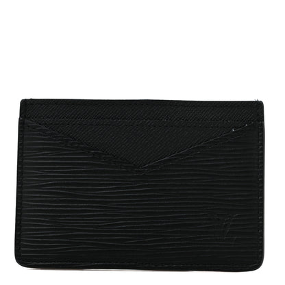 Louis Vuitton Epi Neo Porte-Cartes Card Holder Black 1 of 10
