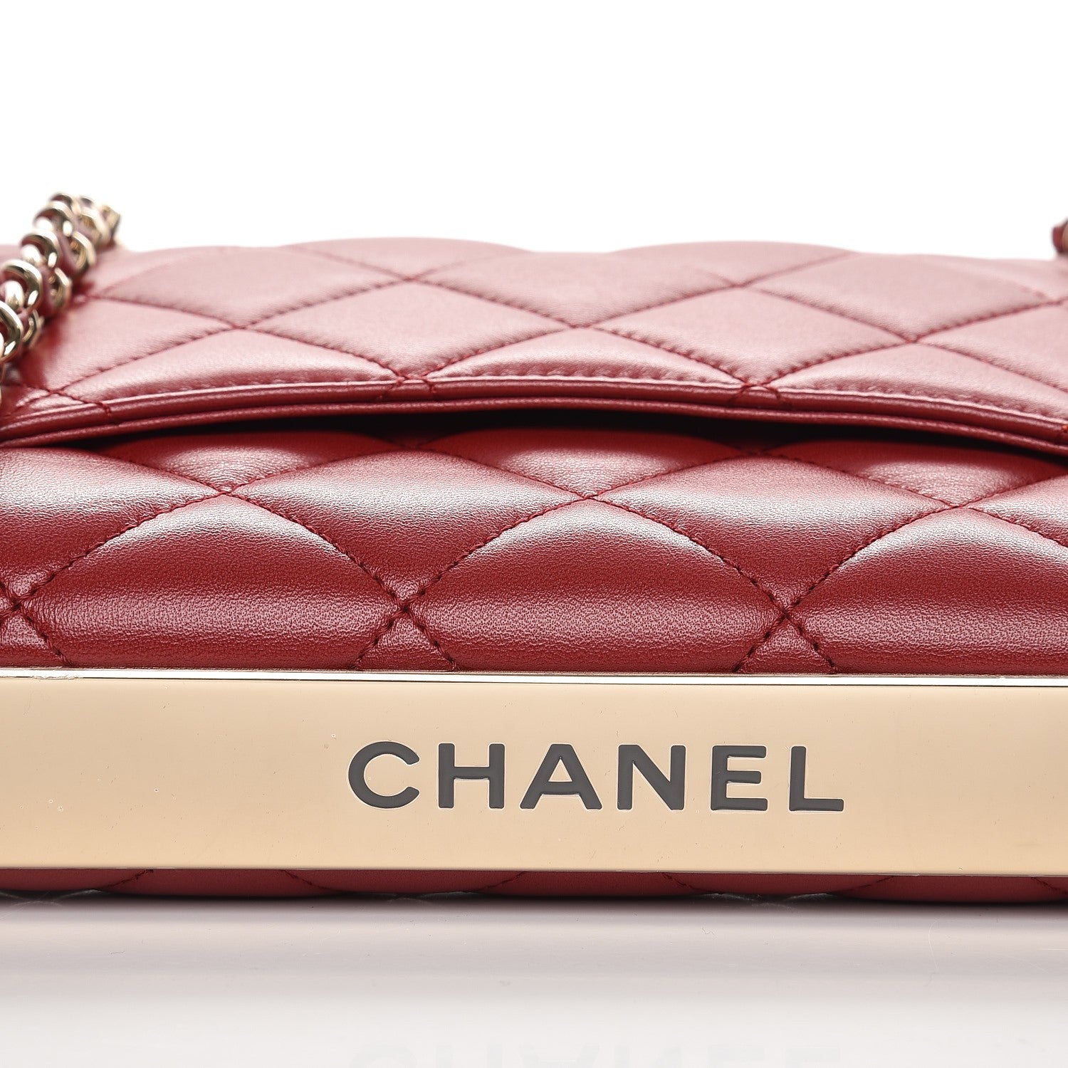 Chanel Lambskin Quilted Medium Trendy CC Flap Red 8 of 9