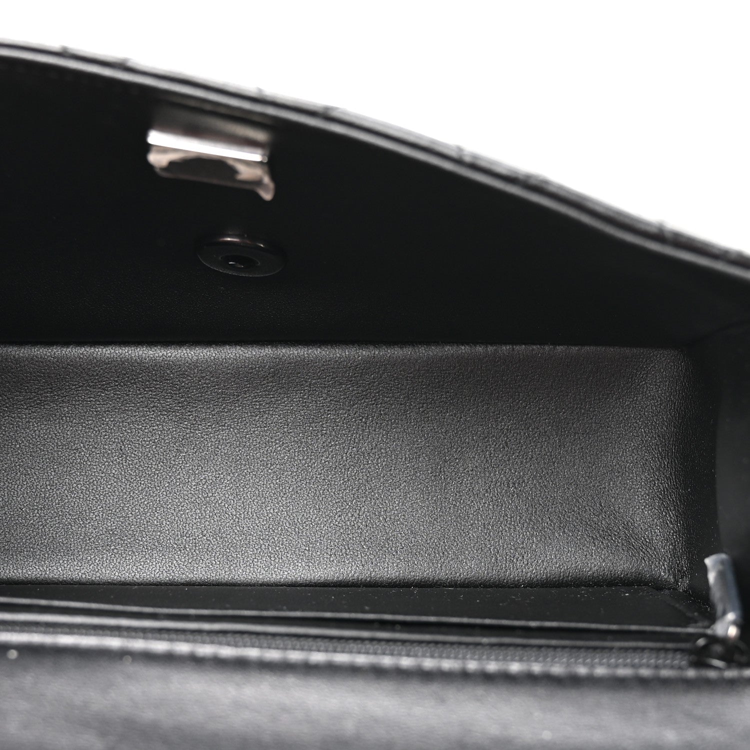 Chanel Lambskin Quilted Mini Top Handle Rectangular Flap So Black 5 of 11