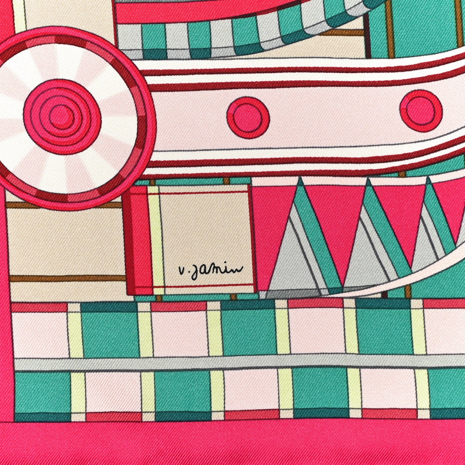 Hermes Silk Voltes Et Pirouettes Scarf 90 6 of 6