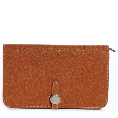 Hermes Togo Dogon Combined Wallet Gold 1 of 8