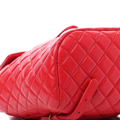 Chanel Lambskin Quilted Small Urban Spirit Backpack Red 9 of 10