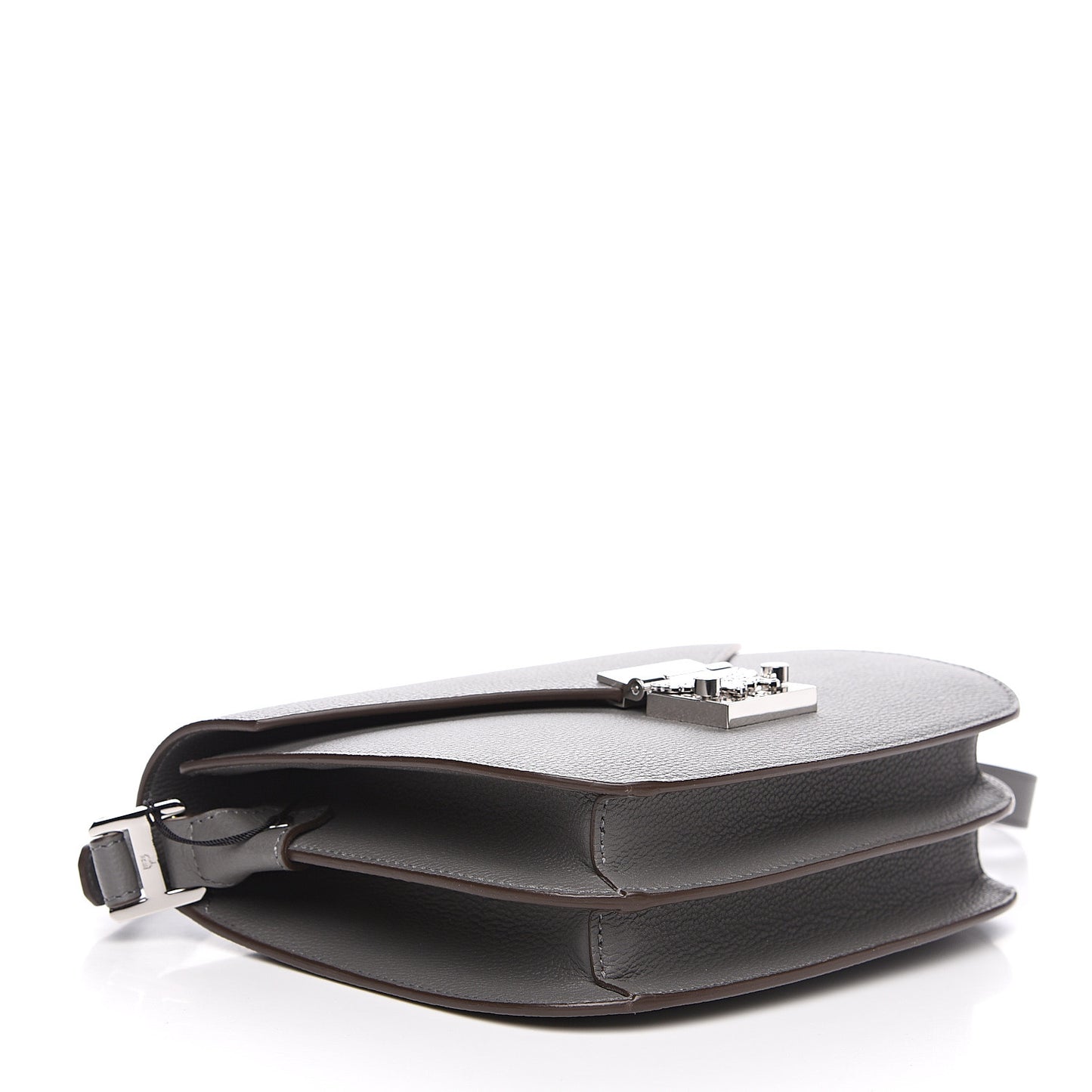 Park Avenue Calfskin Small Patricia Crossbody Bag Charcoal