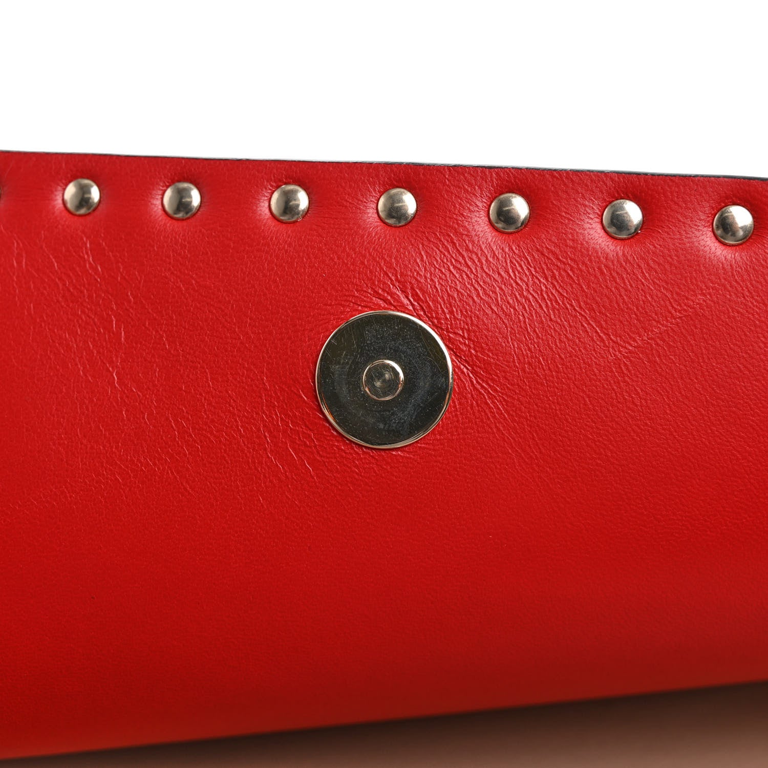 Valentino Garavani Nappa Rockstud Wristlet Clutch Alpaca 10 of 14