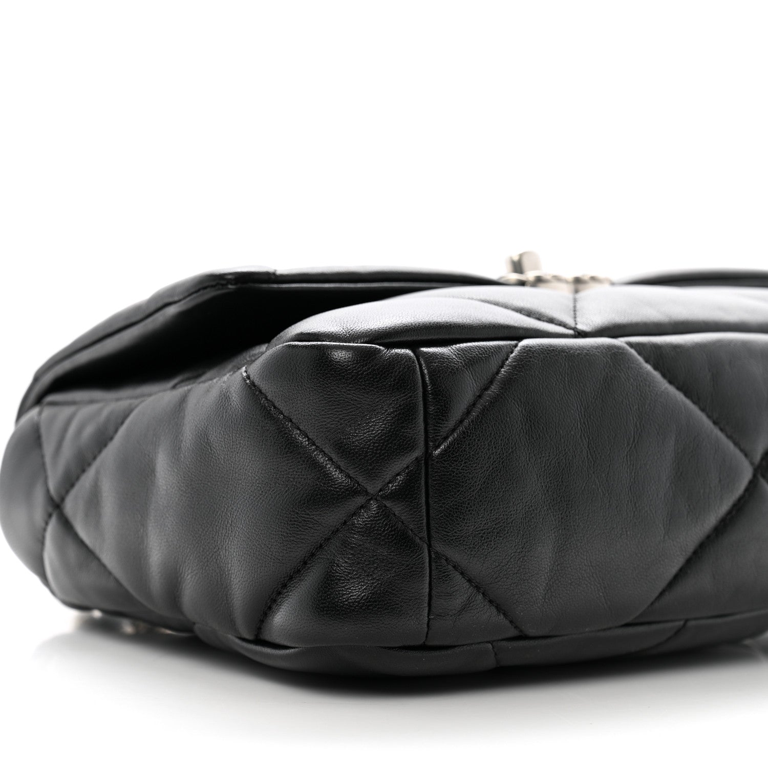 Chanel Lambskin Quilted Medium Chanel 19 Flap Black 9 of 10