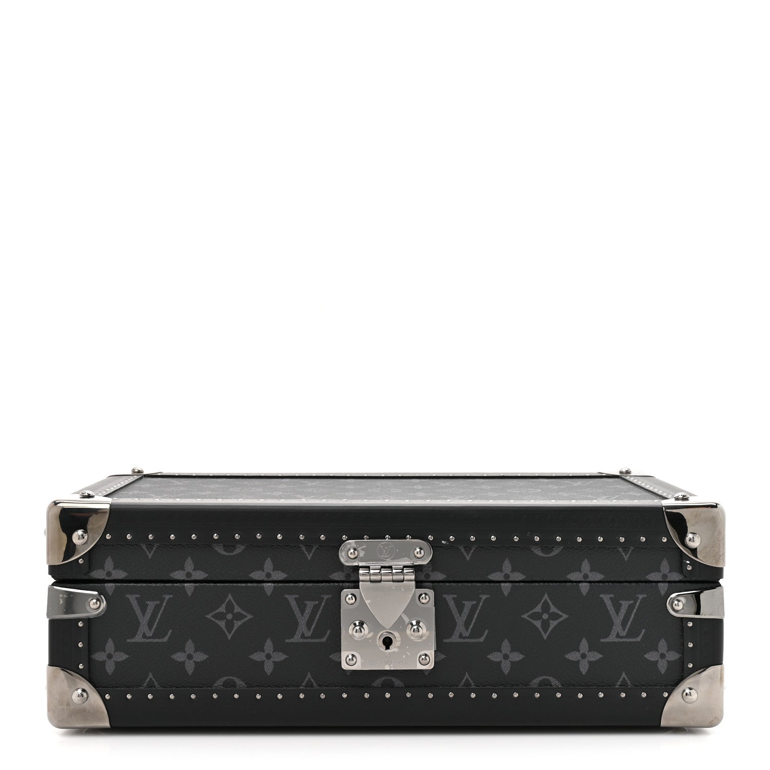 Louis Vuitton Monogram Eclipse Coffret 8 Watch Case Black 1 of 8