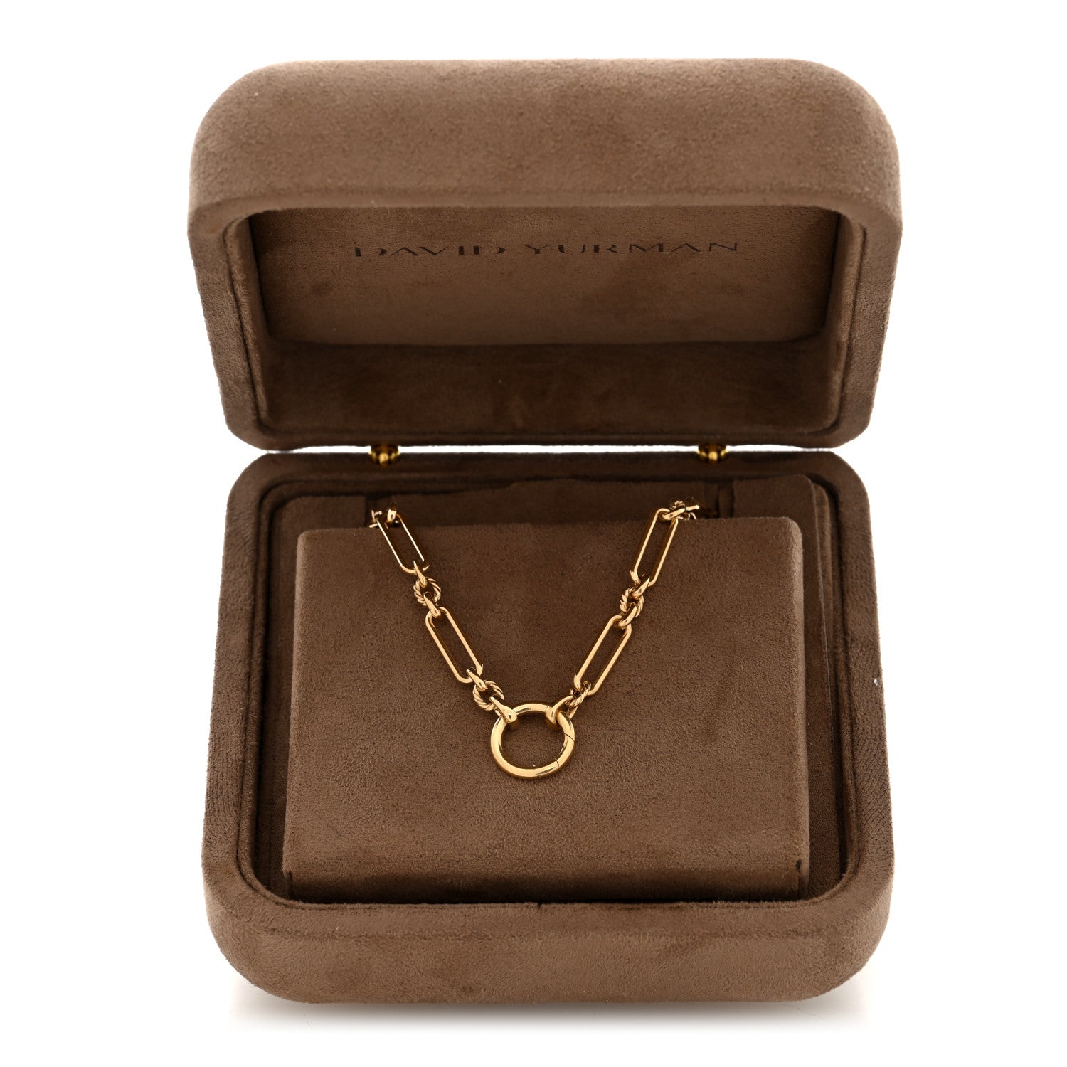 David Yurman 18K Yellow Gold 4.5mm Lexington Chain Necklace 5 of 6