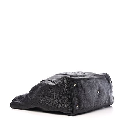 Gucci Pebbled Calfskin Large Soho Shoulder Bag Black 3 of 15