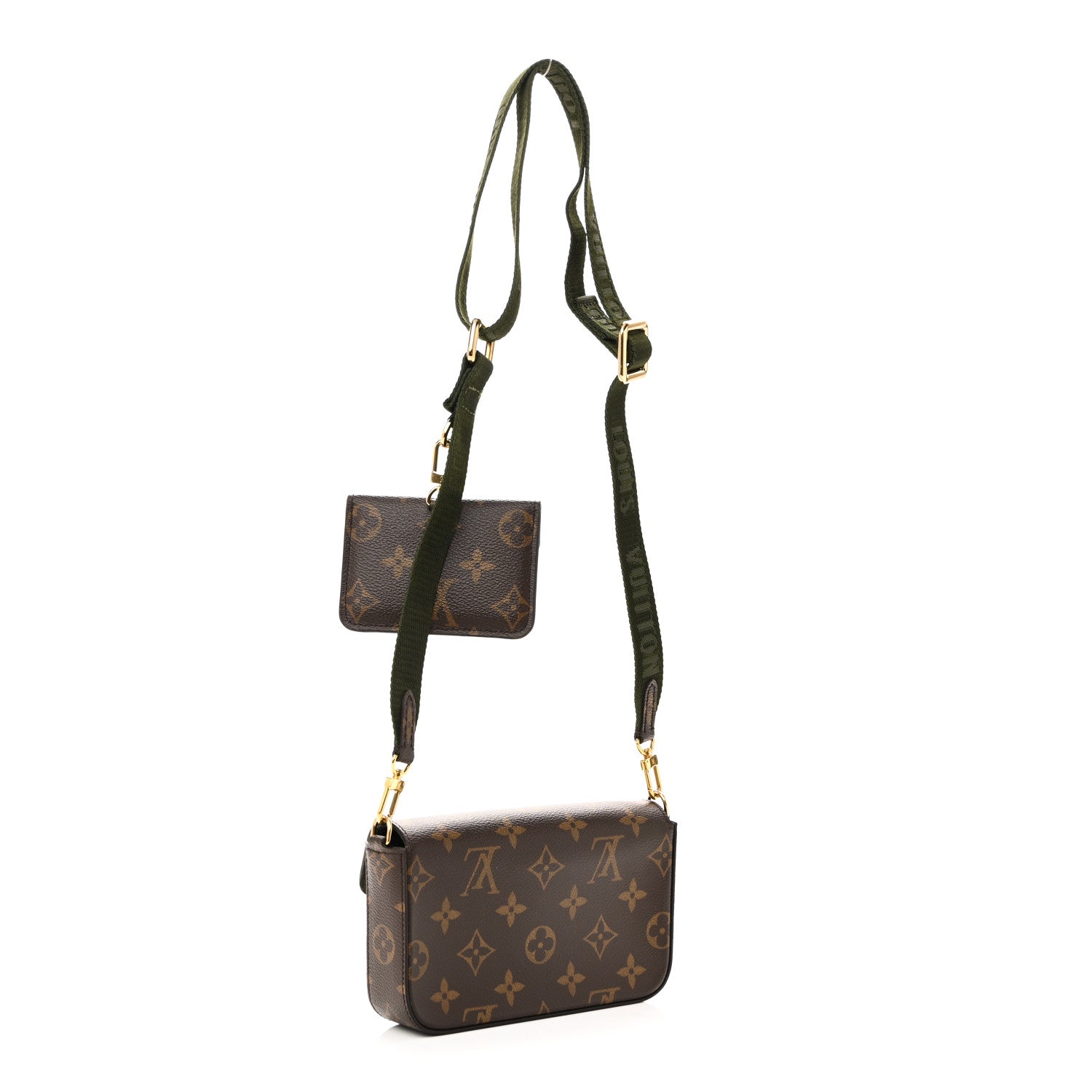 Louis Vuitton Monogram Felicie Strap & Go Kaki 3 of 9