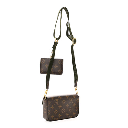 Louis Vuitton Monogram Felicie Strap & Go Kaki 3 of 9