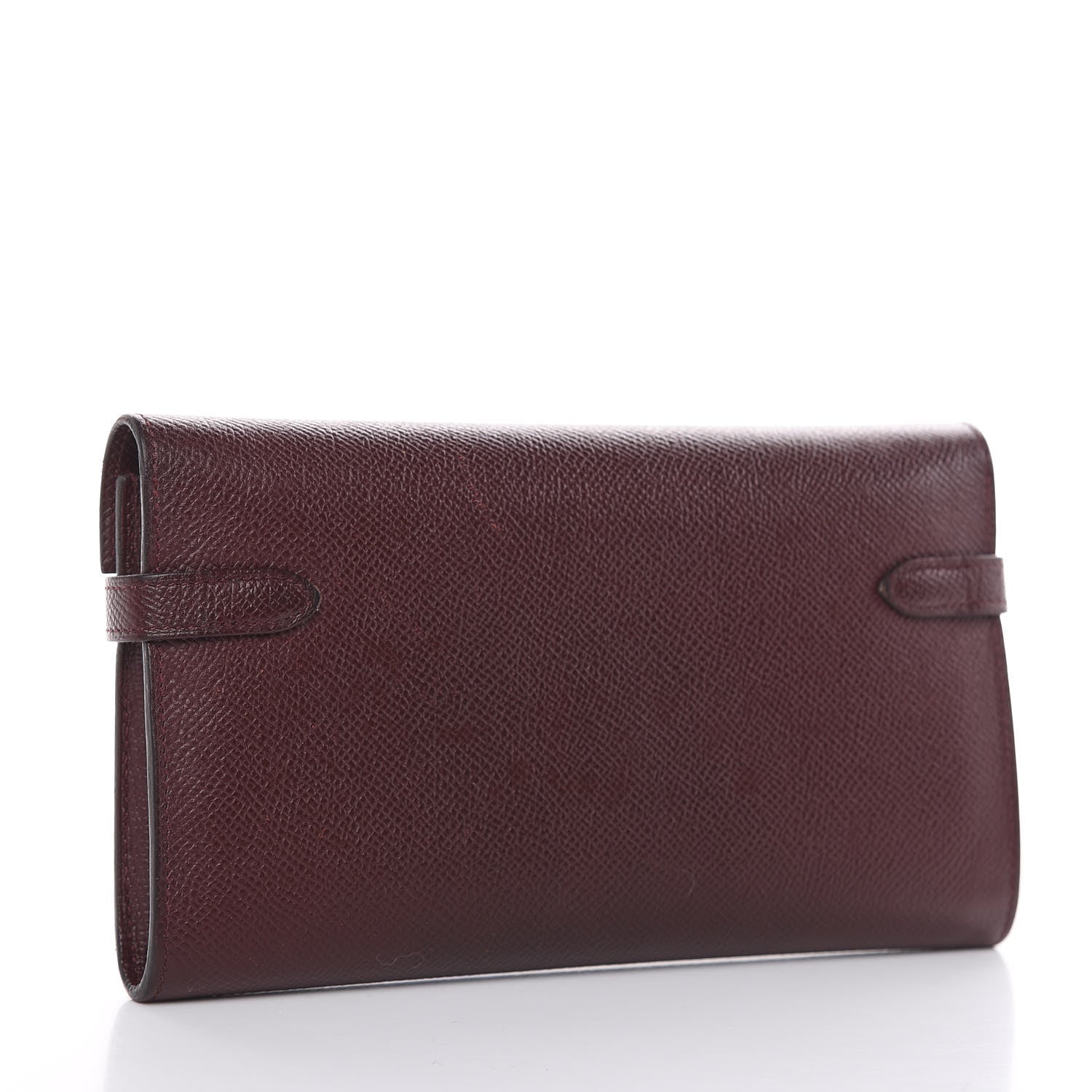 Hermes Epsom Kelly Longue Wallet Bordeaux 3 of 14
