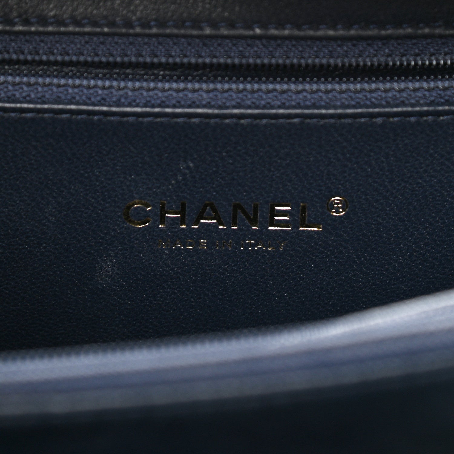 Chanel Caviar Quilted Medium CC Filigree Vanity Case Navy 6 of 11