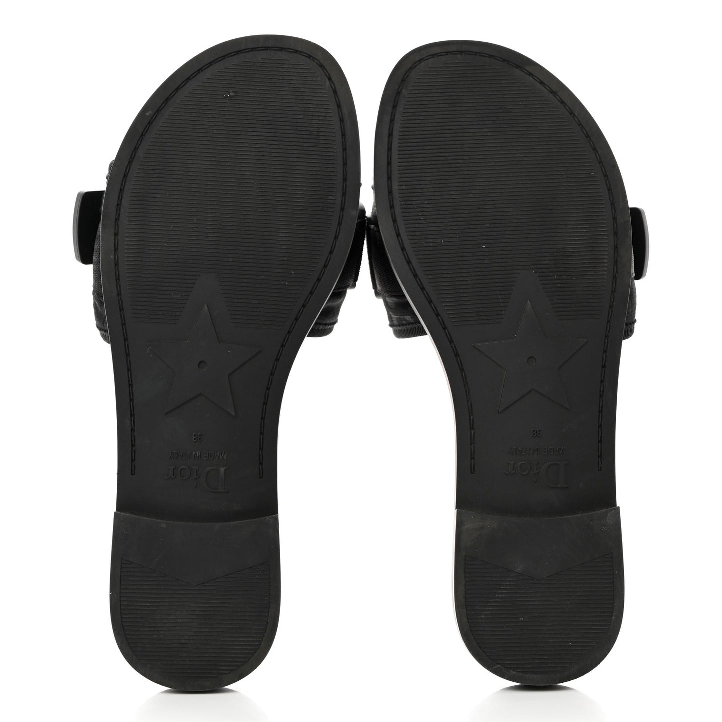 Technical Stretch Fabric Camouflage Dio(r)evolution Slide Sandals 38 Black Military