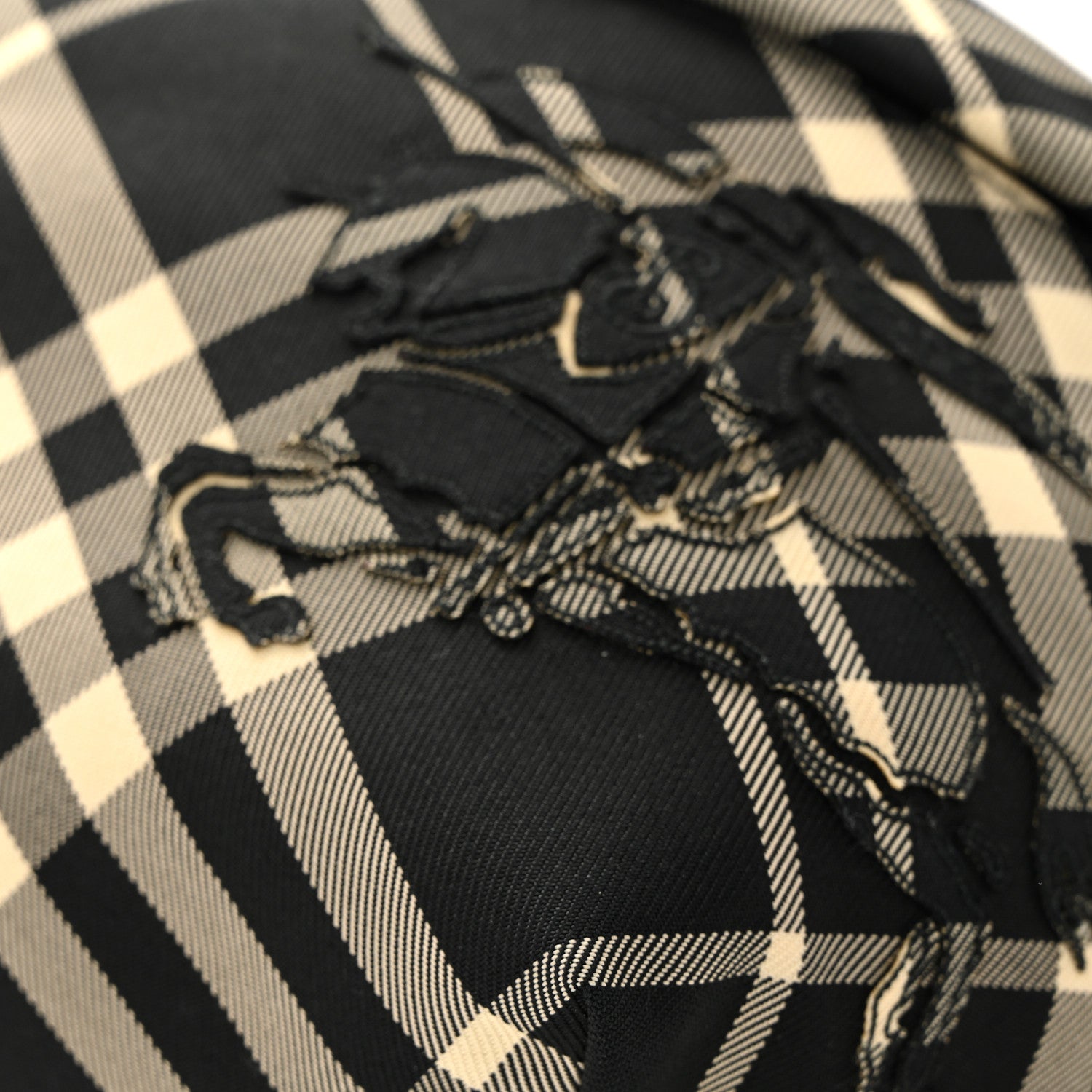 Burberry Canvas Check Essential Belt Bag Black Calico 9 of 9